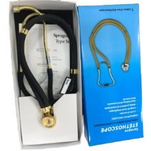 Deluxe gold-plated stethoscope