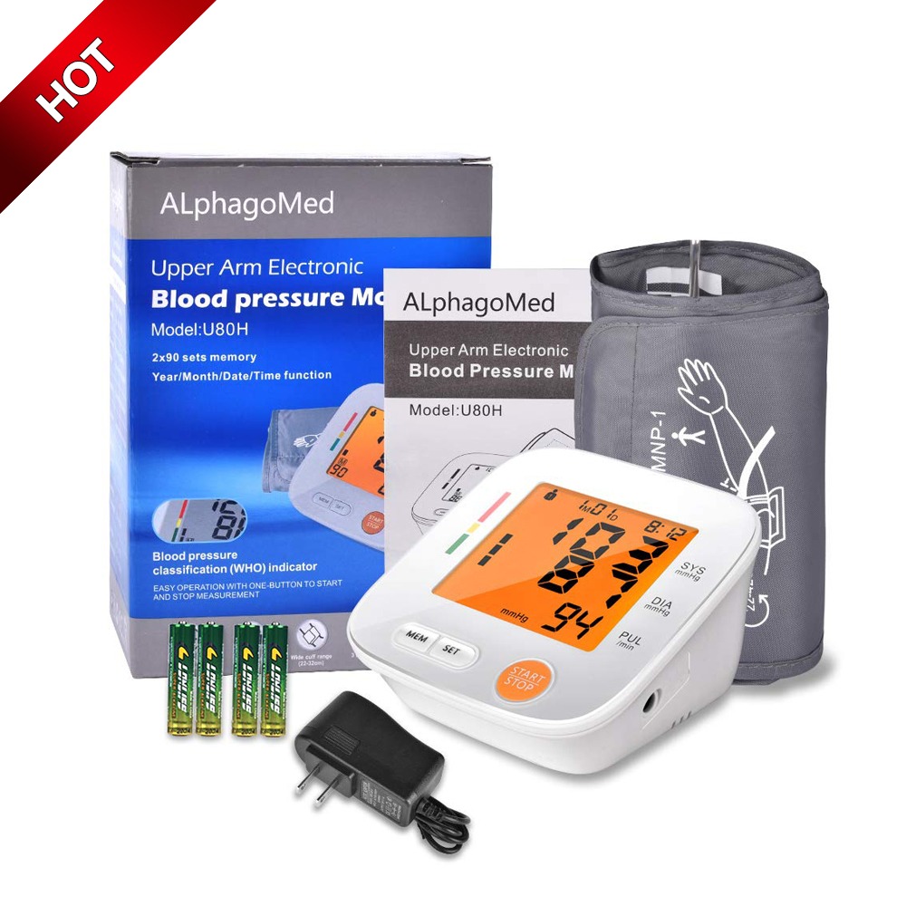 AlphagoMed U80H Automatic upper arm blood pressure monitor