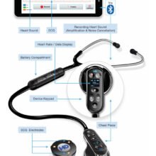 HD intelligent Stethoscope with ECG,PCG