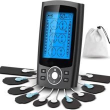Muscle massager with ten pads