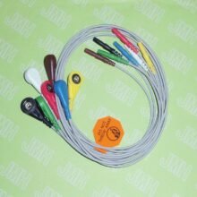 1.5 Din EKG/ECG cable the Holter 7 Lead snap leadwires