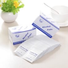 100pcs Alcohol Prep Swap Pad Wet Wipe Disposable Disinfection for Antiseptic Skin Cleaning