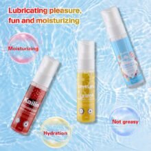 30ml Massage Gel Strawberry Flavor Edible Lubricant for Anal Vaginal Oral Sex Silicone Lubricating Oil Adul