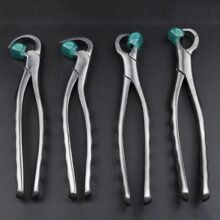 4 pcs Dental Teeth Extraction Forceps Set Germany stainless steel Adult Extracting Plier Dental Elevator Dentist Surgical Tool