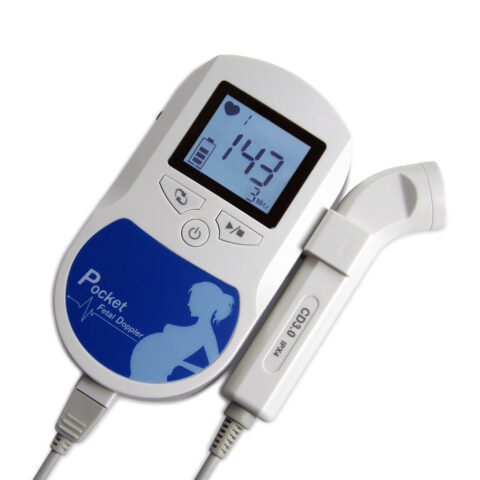 Fetal doppler - CONTEC10B - Contec Medical Systems - pocket / with heart  rate monitor / color