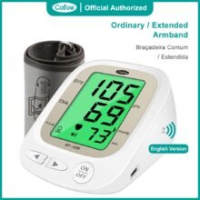 Cofoe Blood Pressure Monitor Automatic Upper Arm Blood Pressure Meter Pulse Gauge Meter BP Monitor Digital LCD