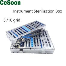 Dental Instrument Sterilization Box Stainless Steel Surgical Autoclavable