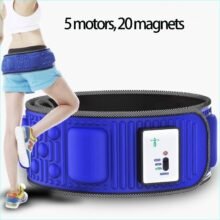 Electric Abdominal Stimulator Vibration Massage Thin Waist Belt Abdominal Belly Muscle Stimulator Weight Loss Fat Burning Belt