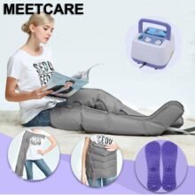 Electric Air Compression Leg Massager Leg Wraps Foot Ankles Calf Massage Machine Promote Blood Circulation Relieve Pain Fatigue