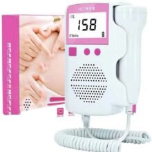 Fetal Doppler 2.5M Ultrasound Baby Heartbeat Detector Baby Heart Rate Monitor Portable Doppler monitor