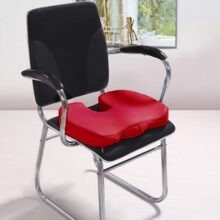 Office Chair Coccyx Memory Foam Car Back Reliving Tailbone Washable Cover Seat Cushion Lumbar Support