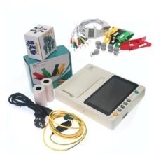 Digital Electrocardiograph Printer Portable Digital ECG Machines 3 Channel