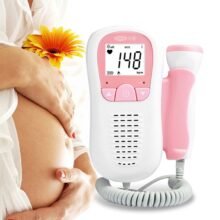 Handheld Fetal Doppler Prenatal Sonar Doppler Baby Heart Rate Detector Heartbeat Monitor Household For Pregnant Women