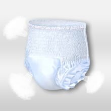K1KB 15PCS Adult Diaper Disposable for Old People Underwear Type Elderly Care Adults Strong Absorption Sanitary Pants