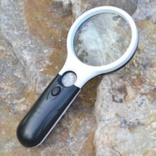 Magnifying Glass with Light 3x 45x Illuminated LED Magnifier Handheld Lighted Magnifying Glass
