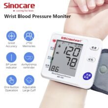 Medical Digital LCD Wrist Blood Pressure Monitor Automatic