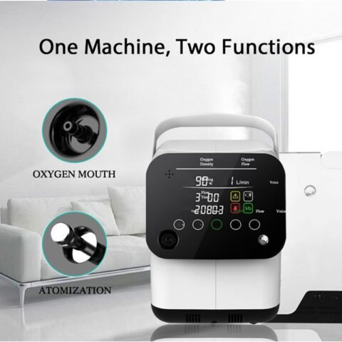 Oxygen Concentrator Remote Control Adjustable Anion 1-7L Mini