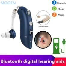 Siemens Quality USB Hearing Aid with Charger Medical Ear Apparatus Volume Control Adjustable Tone Deaf