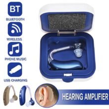 Siemens similar Bluetooth Rechargeable Hearing Aid Ear Amplifier Digital Hearing Aids BTE Elderly Ear Care Hearing Amplifier