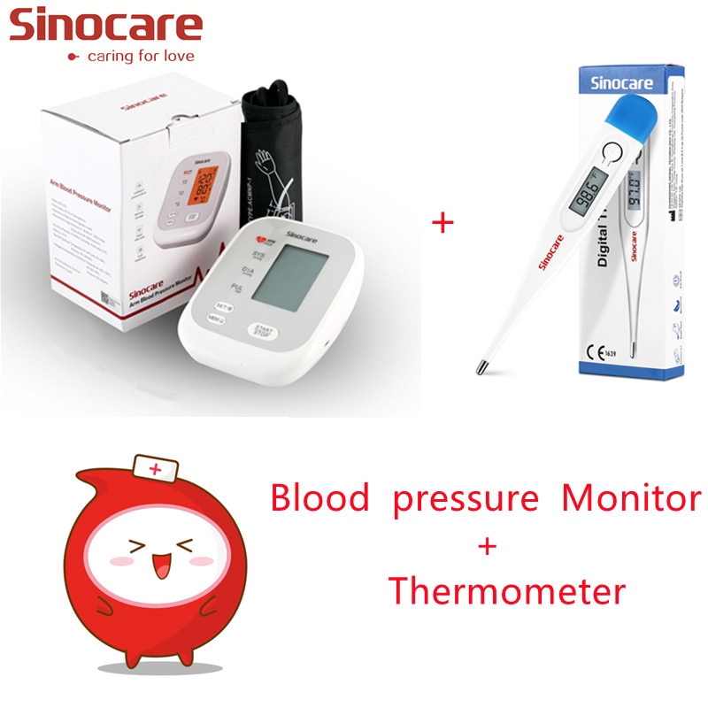 Sinocare Blood Pressure Monitor Rechargeable Bp Apparatus Monitor