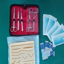 Wound skin practice pad suture training kit surgery