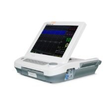 eM9 Portable CTG Machine 12.1inch Touch Screen Fetal Monitor Baby Heart Rate Detector with printer