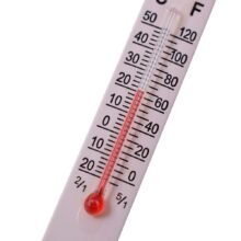 10 Pcs Newest 5cmX1.1cm Miniature Paper Cardboard Thermometer Dollhouse Indoor -20-50 Celsius Garden Garage House