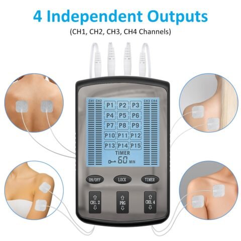 TENS EMS Device Meridian Physiotherapy Pulse Tens Abdominal Chest Prostate  Acupoint Micro Current EMS Massager Relieve Pain