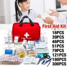 16Pcs-300Pcs Portable First Aid Kit Household Emergency Travel Outdoor Camping Car Bag First Aid Treatment Bag Survival Kit