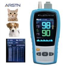 2.8 TFT LCD Veterinary Handheld Pulse Oximeter Home Heart Rate Monitor Pulsioximetro for Cat or Dog SPO2 PR