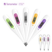 (3 in 1 ) Femometer Oral Digital Thermometer for Fever Waterproof for Adult and Kids with Fever Alert Memory