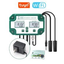 6 in 1 Water Quality Tester Tuya WiFi Multi-Parameter Water Quality Monitor PH/Total Dissolved Solids/EC/SG/Salt/Temp Meter