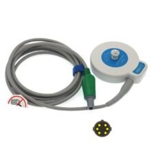 Brand New Original Edan Fetal Monitor Toco Transducer 6Pin Blue Velcro TPU Cable Waterproof IPX8