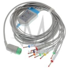 Compatible with Medtronic Physio Control EKG Monitor,Lifepak 12 10 Lead ECG Cable,10KΩ Defibrillate Resistor.