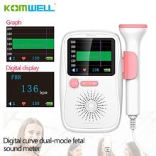 Fetal Dopler hand-hold portable fetal doppler sound Baby heart pregnancy Ultrasound fetus doppler Detector machine monitor