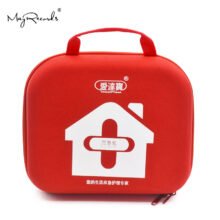 First Aid Kits Bag Empty Handbag for Travel Camping Sport Medical Car Emergency Survival Outdoor（Red)