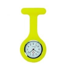 Multi colors stock soft silicone hospital,Nurse pin with durable movement nurse watch