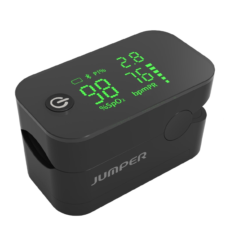 Jumper New Finger Pulse Oximeter With Bluetooth Fingertip Oximetro de pulso de dedo LED Pulse Oximeters Saturator Pulsioximetro (7)