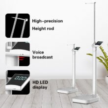 New Ultrasonic Body Height Weight Fat Scale Machine,adult Weighing Scale With Height Measuring