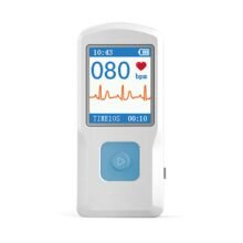 Handheld ECG EKG Machine Color Screen ECG Monitor Heart Machine Bluetooth-Compatible USB Charge Home Use Health Care