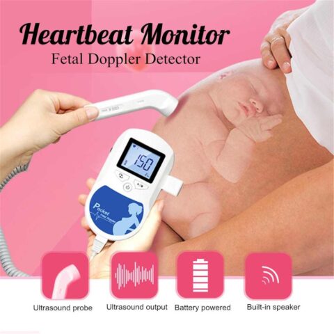 Home Hospital Fetal Doppler Pocket Baby Heart Monitor Fetal Heartbeat  Doppler For Pregnancy