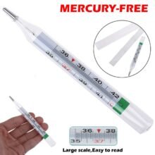 Mercury-free Dual Scale Classic Traditional Glass Accuracy Thermometer for Home New XHC88