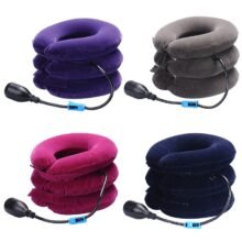 Neck Stretcher Inflatable Air Cervical Traction 1 Tube Neck Massage Support Cushion Devices