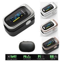 Portable Pulse Oximeter Finger Blood Oxygen Saturation Monitor Home Health Detector Respiratory Frequency PI Sleep Monitoring