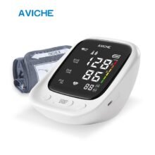 Professional Arm Blood Pressure Monitor Large LED Display Blood Pressure Machine with Adjustable Cuff 2-Users Mode