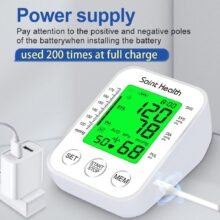 Saint Health Portable Russian Voice Arm Automatic Blood Pressure Monitor
