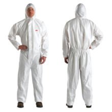 Unisex Sanitary Protection Jumpsuit Chemical Protection Clothing Zip Isolation Protective Coveralls Disposable