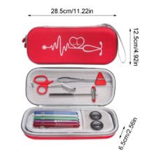EVA Portable Travel Carrying Case Stethoscope Accessories Storage Box