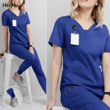 Jogger Sports Suit High Quality Solid Color Women’s New Medical Operating Room Medical Uniform Scrubs Doctor Nurse Suit Unisex