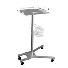 stable fetal monitor EKG machine trolly therapeutic equipment medical trolley with accessory hanger